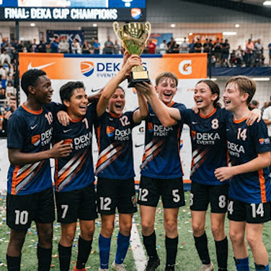 Team celebration